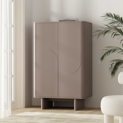Ella 32" Modern Accent Cabinet with Adjustable Shelves by Manhattan Comfort