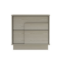 Horizon 22" Modern Nightstand with Easy Snap Assembly and 2 Full Extension Drawers by Manhattan Comfort
