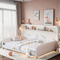 Galanti Upholstered Daybed With Cloud-shaped Backrest by Lark Manor