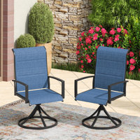 Swivel Patio Dining Chairs by Latitude Run