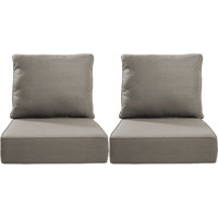 Deb Outdoor 6" Thick Cushion Set - Back Cushions And Seat Cushions by Red Barrel Studio