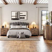 3 Piece Dresser And Nightstand Set For Bedroom by Millwood Pines