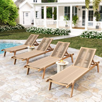 Corrion Outdoor Rope Chaise Lounge Set