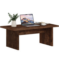 Aust Farmhouse Coffee Table, Wood Living Room Table, Rectangle 43
