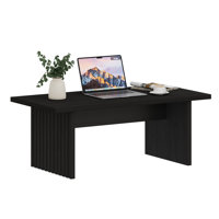 Aust Farmhouse Coffee Table, Wood Living Room Table, Rectangle 43