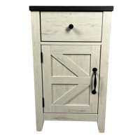 Farmhouse cabinets, barn doors and drawers, bedroom living room, by August Grove