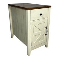 Farmhouse cabinets, barn doors and drawers, bedroom living room, by August Grove