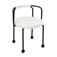 Baldemar Cream Outdoor Dining Chair by 17 Stories