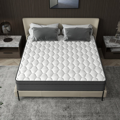 12" Medium Memory Foam Pocket Spring Hybrid Mattress by Alwyn Home