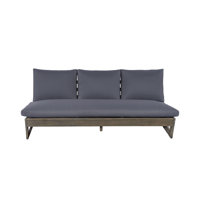 Louise 3-Seater Sofa With Cushions by AllModern