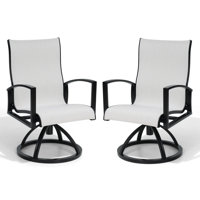 Outdoor Dining Aluminum Armchair With Sunbrella by Red Barrel Studio