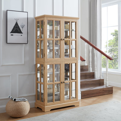 68.7"H LED Curio Display Cabinet by Winston Porter