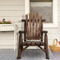 Outdoor Wooden Rocking Chair For Relaxation And Enjoyment In Various Settings by Ophelia & Co.