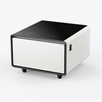 Modern Smart Side Table with Built-in Fridge, Wireless Charging, Temperature Control by Orren Ellis