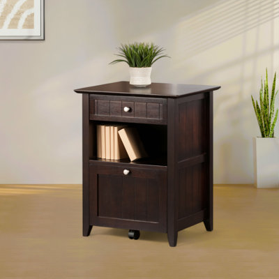 Rossford Home Office File Cabinet in Coffee by Lark Manor