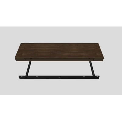 Floating Shelf 50mm Tan Walnut