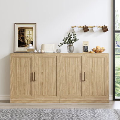 Solid Wood Sideboard Cabinet Buffet Furniture by Ebern Designs