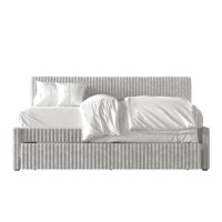 Twin Daybed Corduroy With Trundle by Mercer41