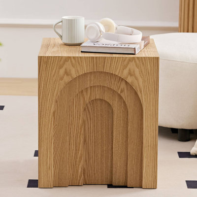 15.74" Square MDF End Table by Gracie Oaks