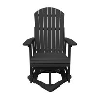 Patio Adirondack Swivel Glider Comfortable Backrest Ergonomic Seat by Rosecliff Heights