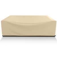 Patio Furniture Cover, Heavy-Duty All-Weather Dustproof Outdoor Furniture Set Cover, Beige by Arlmont & Co.
