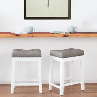 24" bar stools, Set of 2 by Red Barrel Studio