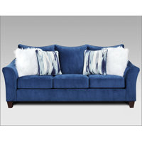 Fabric Pillowback 2-Piece Living Room Set
