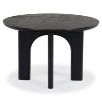 Round Wood Dining Table by Latitude Run