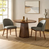 Kanalu Modern Dining Chair With Solid Wood Legs by George Oliver