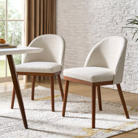 Kanalu Modern Dining Chair With Solid Wood Legs by George Oliver