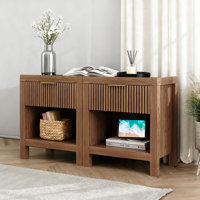 19.69" Tall 1 - Drawer Nightstand (Set of 2) by Latitude Run