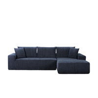 Ramiro L Shaped Polyester Memory Foam Sectional Sofa With Chaise by Latitude Run