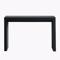Wood Console Table with Step-Block by Latitude Run