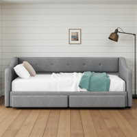 Upholstered Daybed With Trundle