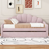 Full Upholstered Daybed With Trundle by Red Barrel Studio