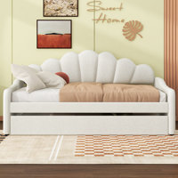 Full Upholstered Daybed With Trundle by Red Barrel Studio