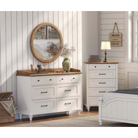 2 Piece Dresser Set - -Include One 5 Drawer Dresser & One 6 Drawer Dresser by One Allium Way