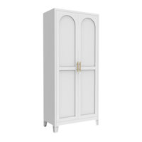 71" Tall White Metal Pantry Cabinet by Red Barrel Studio