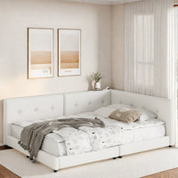 Modern Upholstered Platform Bed With Usb Ports