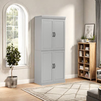 Pantry Cabinet, Freestanding Kitchen Pantry Storage Cabinet