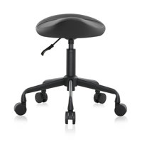 Ergonomic Saddle Seat Adjustable Pneumatic Hydraulic Drafting Swivel Rolling Stool Chair for Medical Hygienic SPA Massage Salon Home and Office by Latitude Run