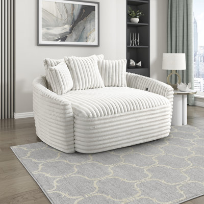 Choi 65.5" Modern & Contemporary Chaise Lounge with Corduroy Fabric Upholstery, Integrated USB Charging Ports & Foam over Pocket Coils Comfort by Latitude Run