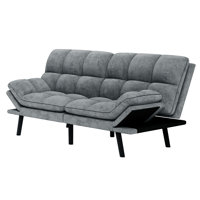 Adjustable Futon Sofa Bed with Cat-Scratch-Proof Fabric and Convertible Design by George Oliver
