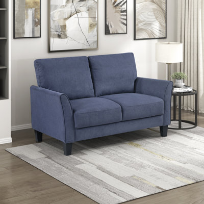 Laffey 56" Modern Upholstered Loveseat – Compact 2-Seater Sofa with Plush Cushions & Sturdy Wood Frame by Winston Porter