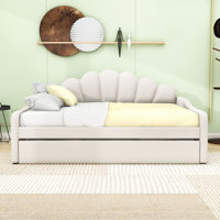 Searle Full Velvet Upholstered Daybed with Twin Trundle