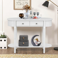 40" W Console Table With 2 Drawers by Lark Manor