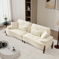 Modern Upholstered Sofa With Extra Deep Seat by Ivy Bronx