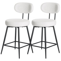 26" H Swivel Bar Stools Counter Height Bar Stools with Adjustable Foot Pads by Corrigan Studio