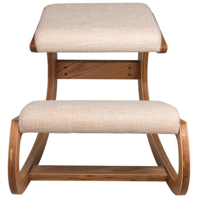 Ergonomic Kneeling Chair Heavy Duty Better Posture Kneeling Stool Office Chair Home for Body Shaping Relieveing Stress Meditation Desk Computer Kneeli by Inbox Zero