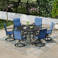 6-Person Outdoor Round Dining Set by Red Barrel Studio